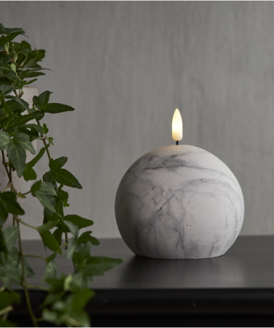 LED-kynttilä Flamme Marble