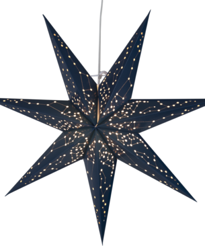 LED Paper Star kék