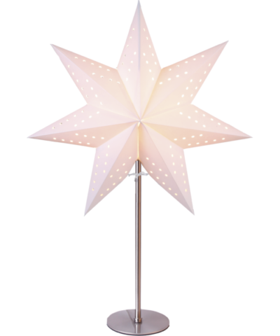 LED Paper Star pohjassa Bobo