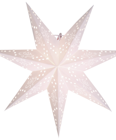 LED Paper Star Romantic valkoinen