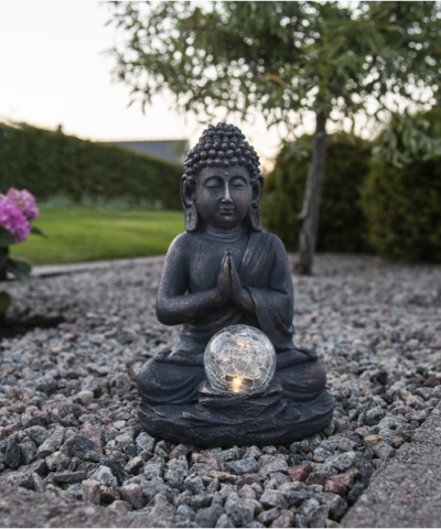 Decoración solar Buda