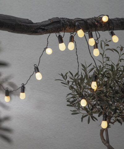Mini Festoon LED světla Hooky 9,5M 16 žárovek