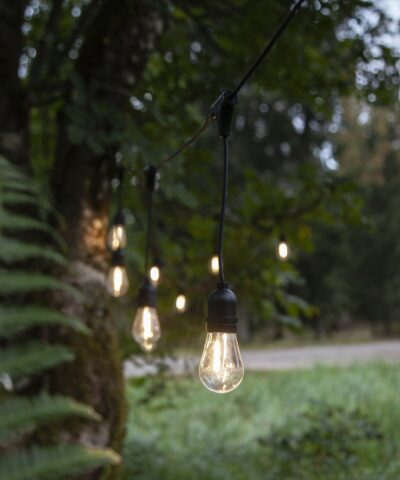 Festoon Filament LED luces 8.5M 10 bombillas colgantes