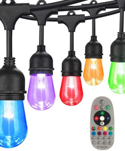 RGB Festoon LED valot 15M 15 polttimoa