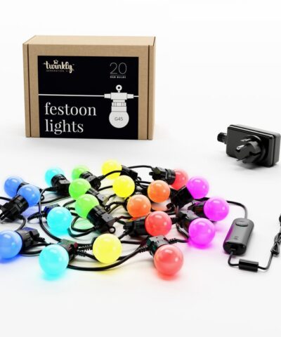 Intelligente Girlandenlichter RGB 10M 20 Birnen Twinkly Girlande (Gen II)