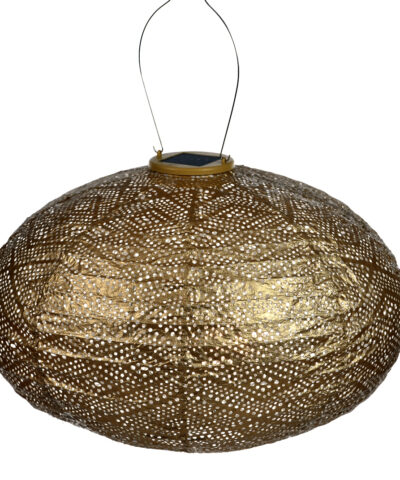 Solar Latern Lumiz Oval40 Ikat Golden