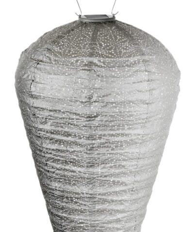 Solar Latern Lumiz BalloonXL Sashiko Light Taupe