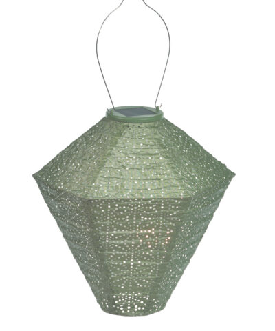 Solar Latern Lumiz Diamond28 Sashiko Vaaleanvihreä